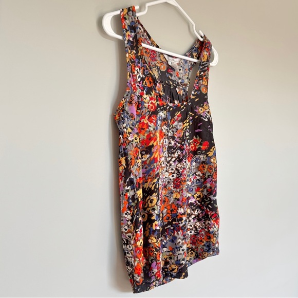 Costa‎ Blanca Women's Size XS Razorback Tank Print Floral Camisole Office Wear - Picture 2 of 10